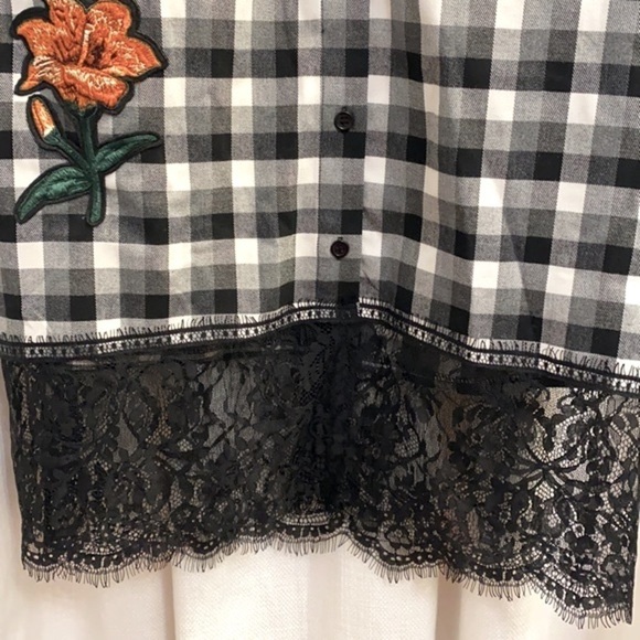 Women’s Nicole Miller New York Checkered Shirt Dress Size 8 - Picture 4 of 7